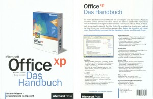"Office XP - Das Handbuch", deutsche Ausgabe, eine Auftragsarbeit für Microsoft